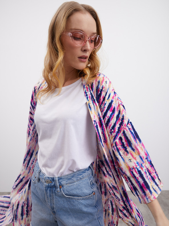 ZOOT.lab Ροζ και μοβ γυναικείο φόρεμα με μοτίβο ZOOT.lab Fifi