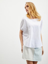 ZOOT.lab Λευκό γυναικείο oversize T-shirt ZOOT.lab Kayla