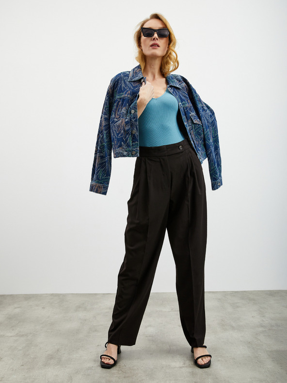 ZOOT.lab Μπλε γυναικείο κορμάκι με ραβδώσεις ZOOT.lab Olga