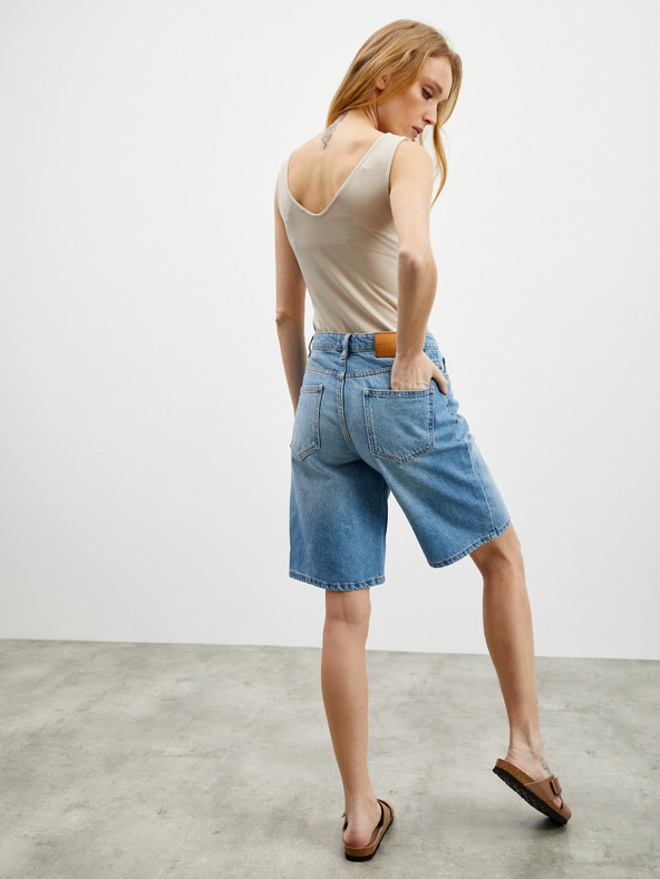 ZOOT.lab Ανοιχτό καφέ γυναικείο κορμί με ραβδώσεις ZOOT.lab Olga