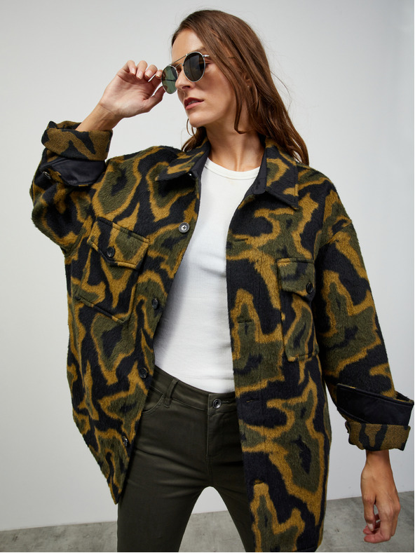 ZOOT.lab Χακί γυναικείο παντελόνι στενής εφαρμογής ZOOT.lab Anna