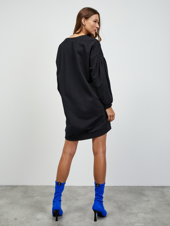 ZOOT.lab Μαύρο γυναικείο φούτερ βασικό φόρεμα ZOOT.lab Sloane