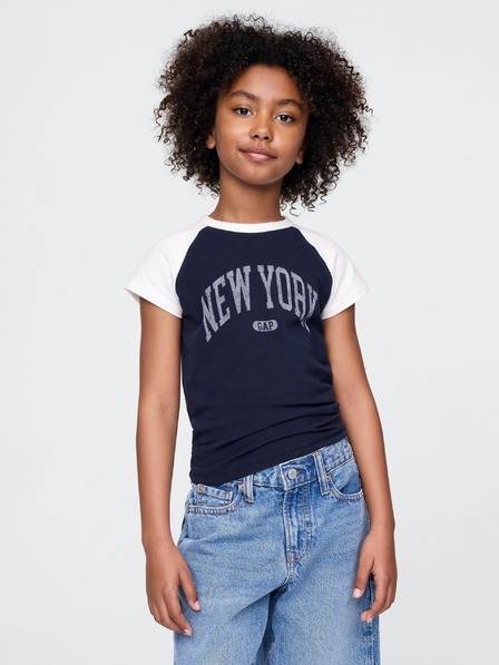 GAP Παιδικό μπλουζάκι New York Americana GAP