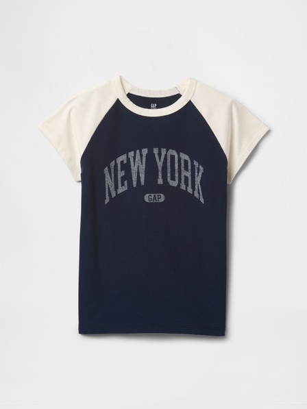 GAP Παιδικό μπλουζάκι New York Americana GAP