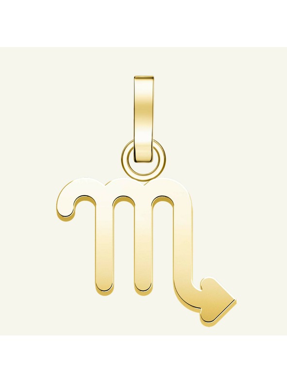 Rosefield Rosefield κρεμαστό κόσμημα σε χρυσό χρώμα Zodiac Σύμβολο Σκορπιός