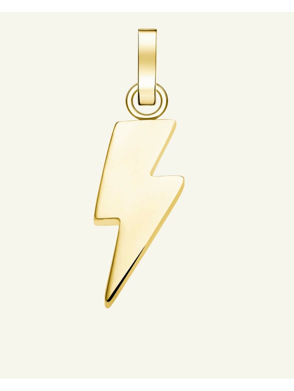 Rosefield Rosefield κρεμαστό κόσμημα σε χρυσό χρώμα Σύμβολο Κεραυνού