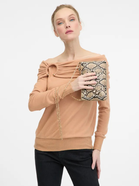 Orsay Ανοιχτή καφέ γυναικεία τσάντα ORSAY