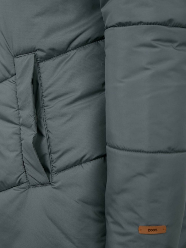 ZOOT.lab Γκρι γυναικείο καπιτονέ παλτό ZOOT.lab