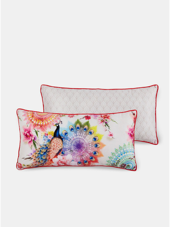 Home 60 x 30 cm - Μαξιλάρι αναστρέψιμο με μοτίβο κρέμας με γέμιση Hip Bedding Bengta