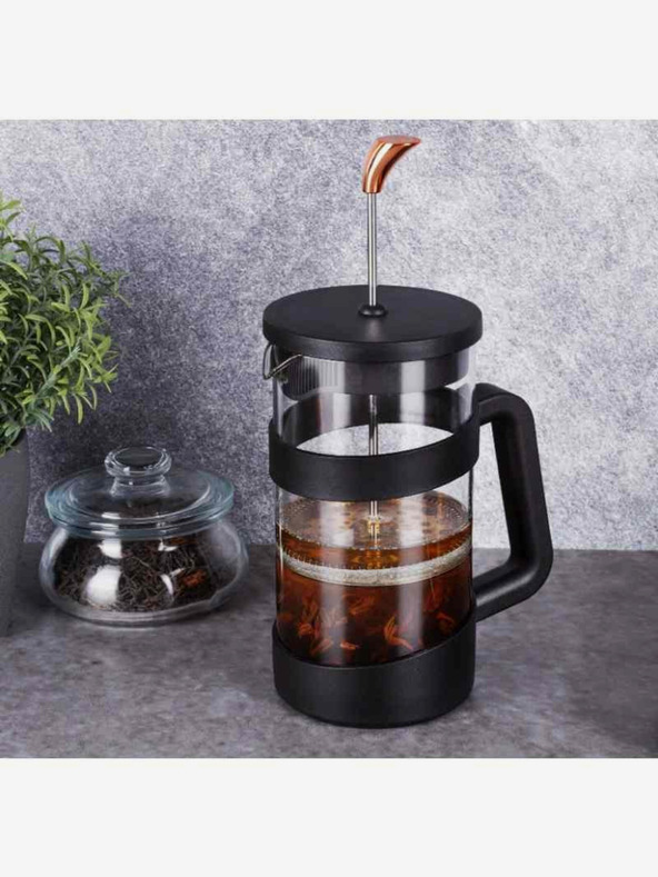 Berlingerhaus Τσάι και καφετιέρα French Press 600 ml Συλλογή Black Rose BERLINGERHAUS