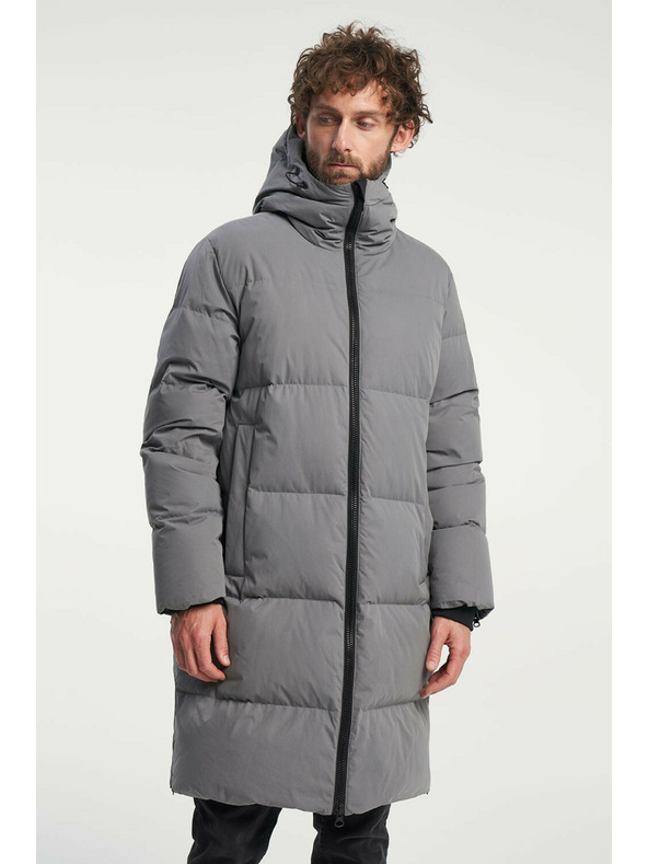 Tenson Ανδρικό χειμερινό παλτό lifestyle TENSON Tenzing Down Coat M γκρι
