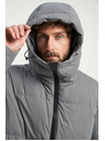 Tenson Ανδρικό χειμερινό παλτό lifestyle TENSON Tenzing Down Coat M γκρι