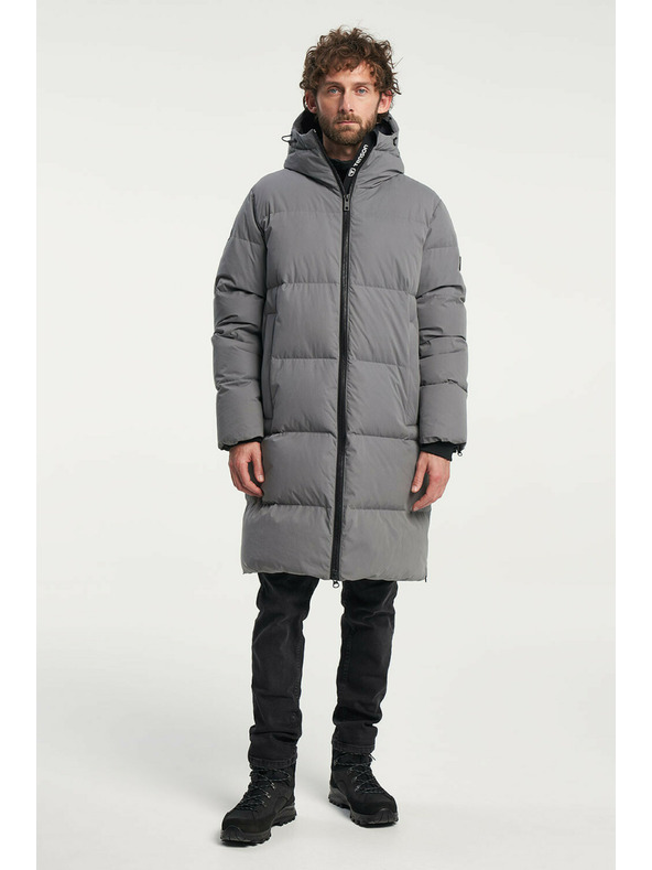 Tenson Ανδρικό χειμερινό παλτό lifestyle TENSON Tenzing Down Coat M γκρι