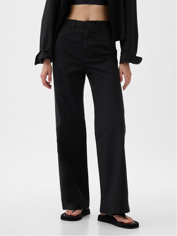 GAP Παντελόνι Khaki Wide GAP