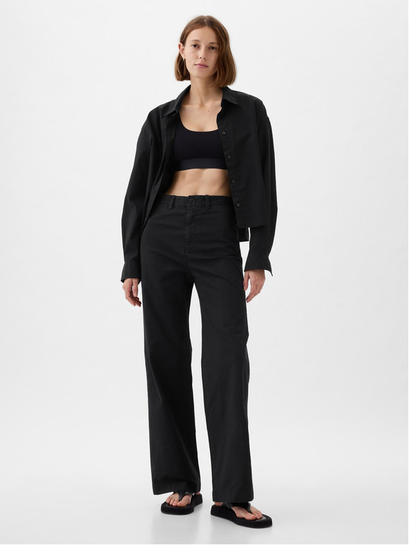 GAP Παντελόνι Khaki Wide GAP