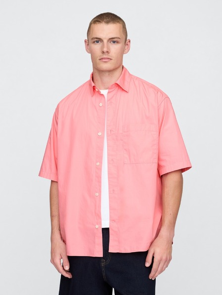 GAP Oversized βαμβακερό πουκάμισο GAP