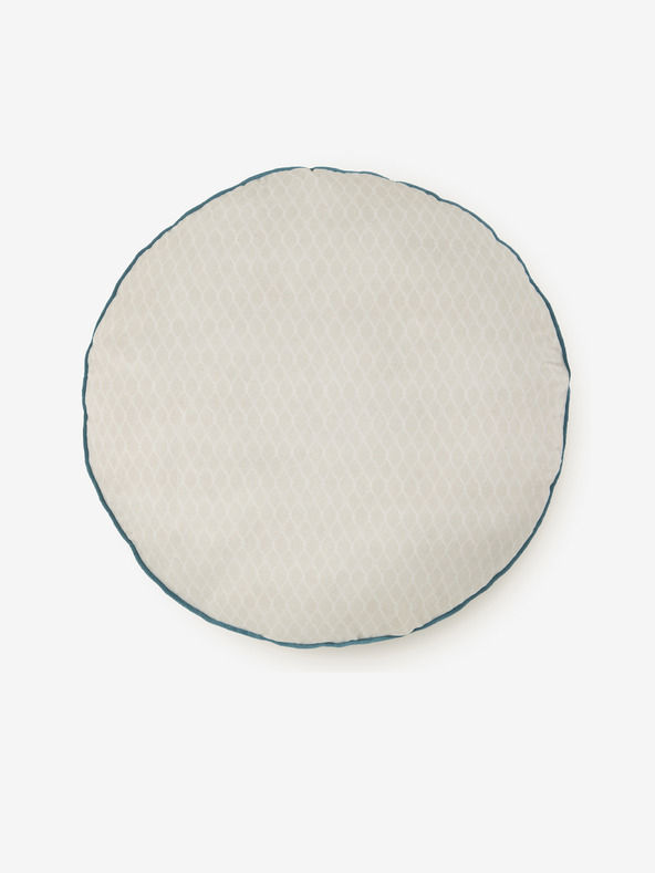 HIP Διάμετρος 55 cm - Μπλε και κρεμ αναστρέψιμο μαξιλάρι με μοτίβο HIP Camunda