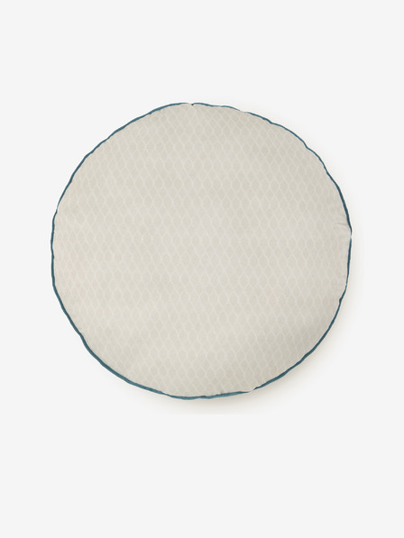 HIP Διάμετρος 55 cm - Μπλε και κρεμ αναστρέψιμο μαξιλάρι με μοτίβο HIP Camunda