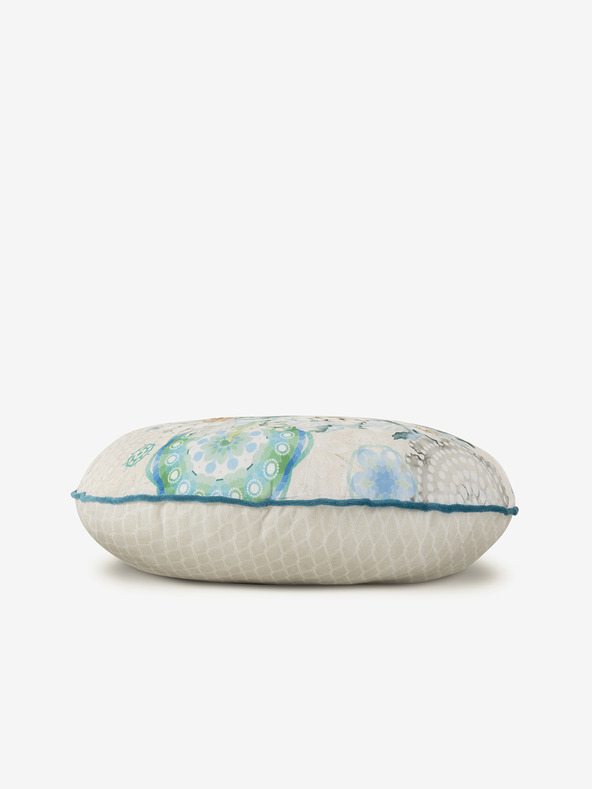 HIP Διάμετρος 55 cm - Μπλε και κρεμ αναστρέψιμο μαξιλάρι με μοτίβο HIP Camunda